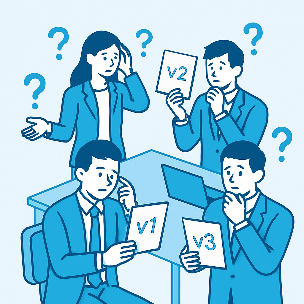 「規程改訂の周知が徹底できない」